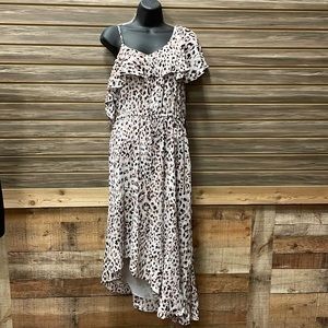 Vince Camuto Women’s Printed One Shoulder Maxi Dress